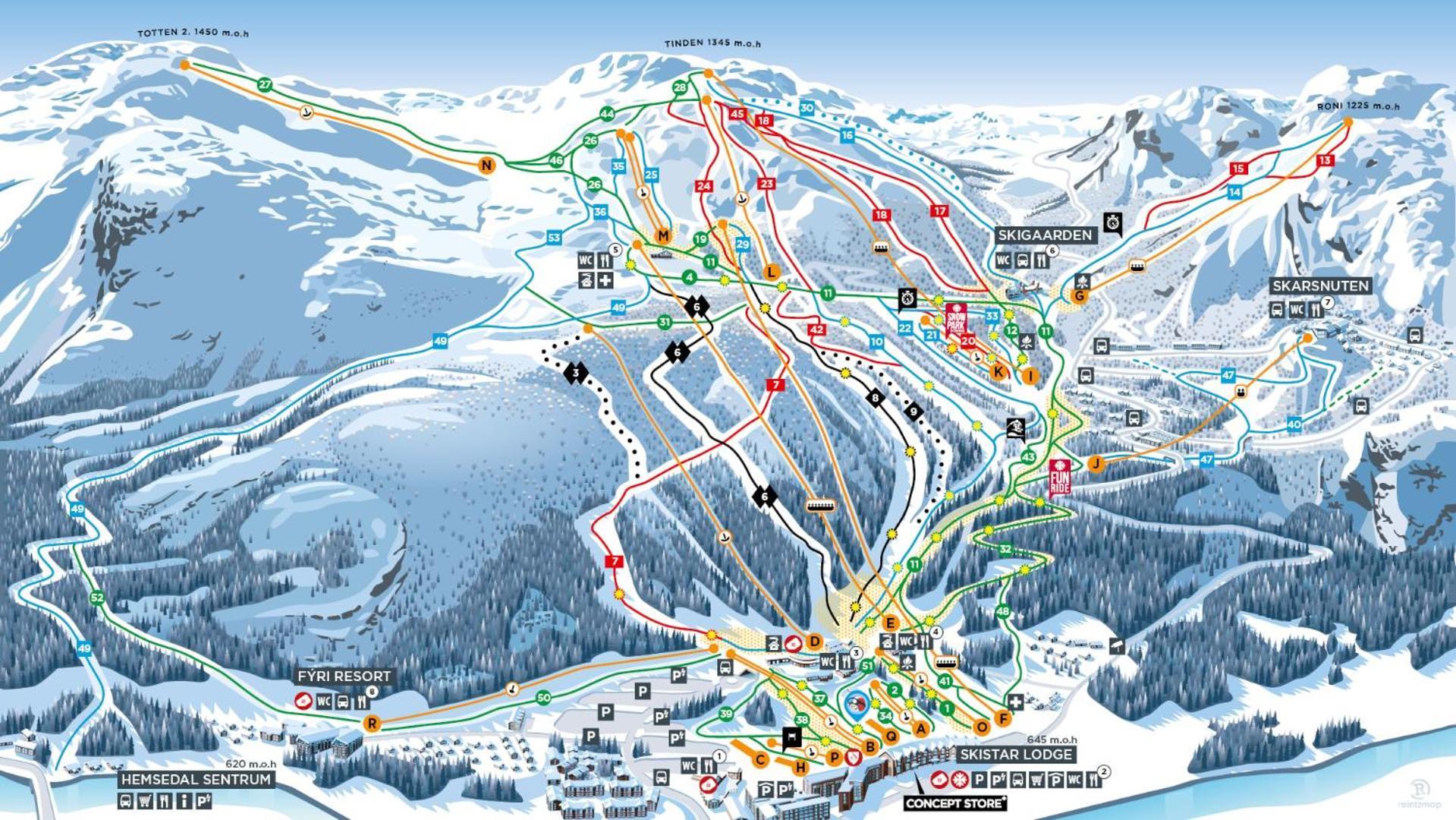 Skarsnuten Panorama 46 Hemsedal Esterno foto